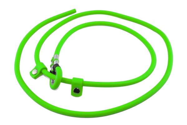 BioThane® Retrieverleine – Ø 8 mm rund – Neon-Grün
