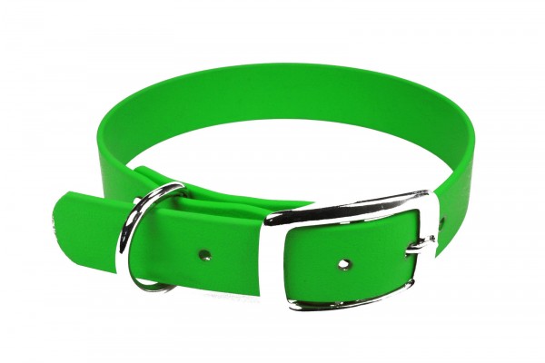 BioThane® Halsband – Dornschnalle – 9 mm – Neon-Grün