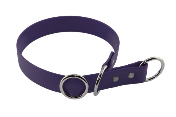 BioThane® Halsband – Zugstopp – 25 mm – Lila (Violett)