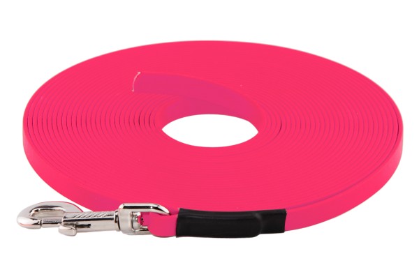 BioThane® Schleppleine – 19 mm Standard – Neon-Pink