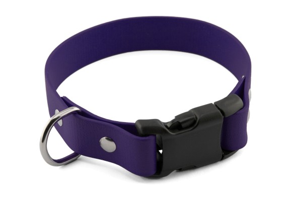BioThane® Halsband – Klickverschluss – 25 mm – Lila (Violett)