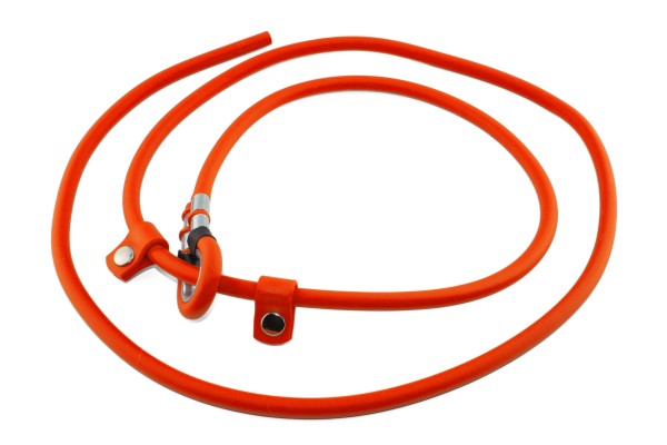 BioThane® Retrieverleine – Ø 8 mm rund – Neon-Orange