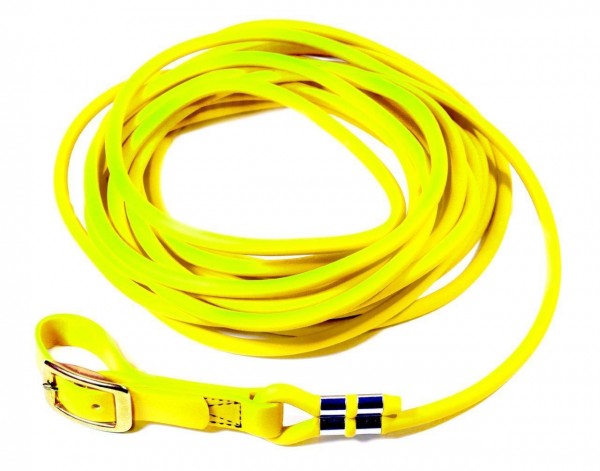BioThane® Schweißleine – Ø 6 mm rund – Neon-Gelb