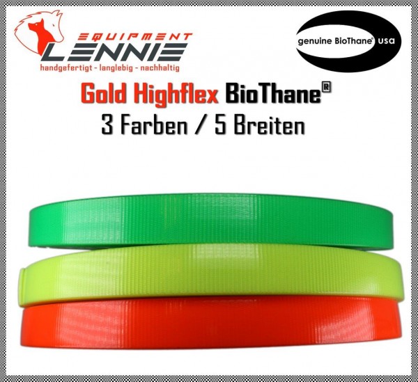 Meterware BioThane® - Gold High Flex