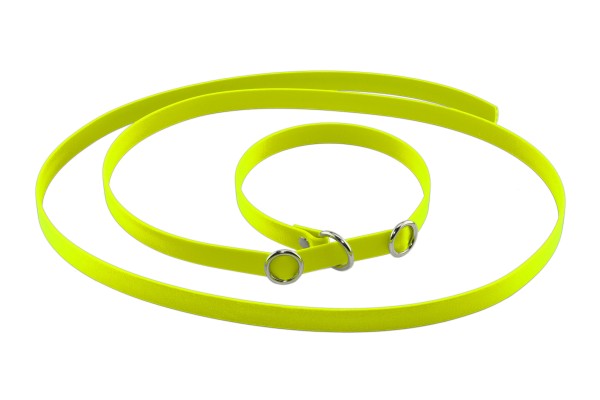 BioThane® Retrieverleine – 16 mm – Neon-Gelb