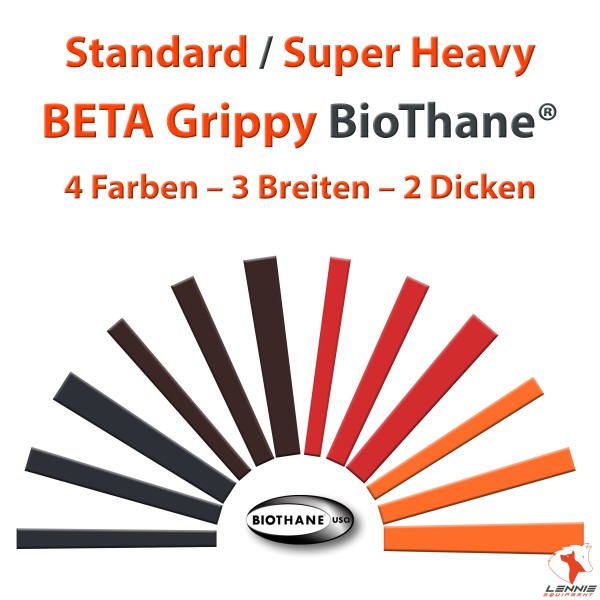 Meterware – Standard Beta Grippy BioThane®
