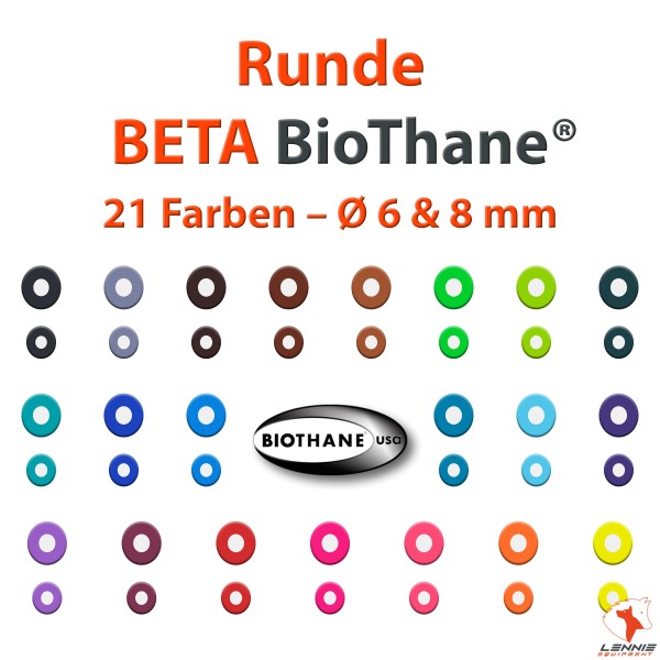 Meterware – Runde Beta BioThane®