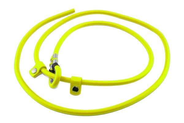 BioThane® Retrieverleine – Ø 6 mm rund – Neon-Gelb